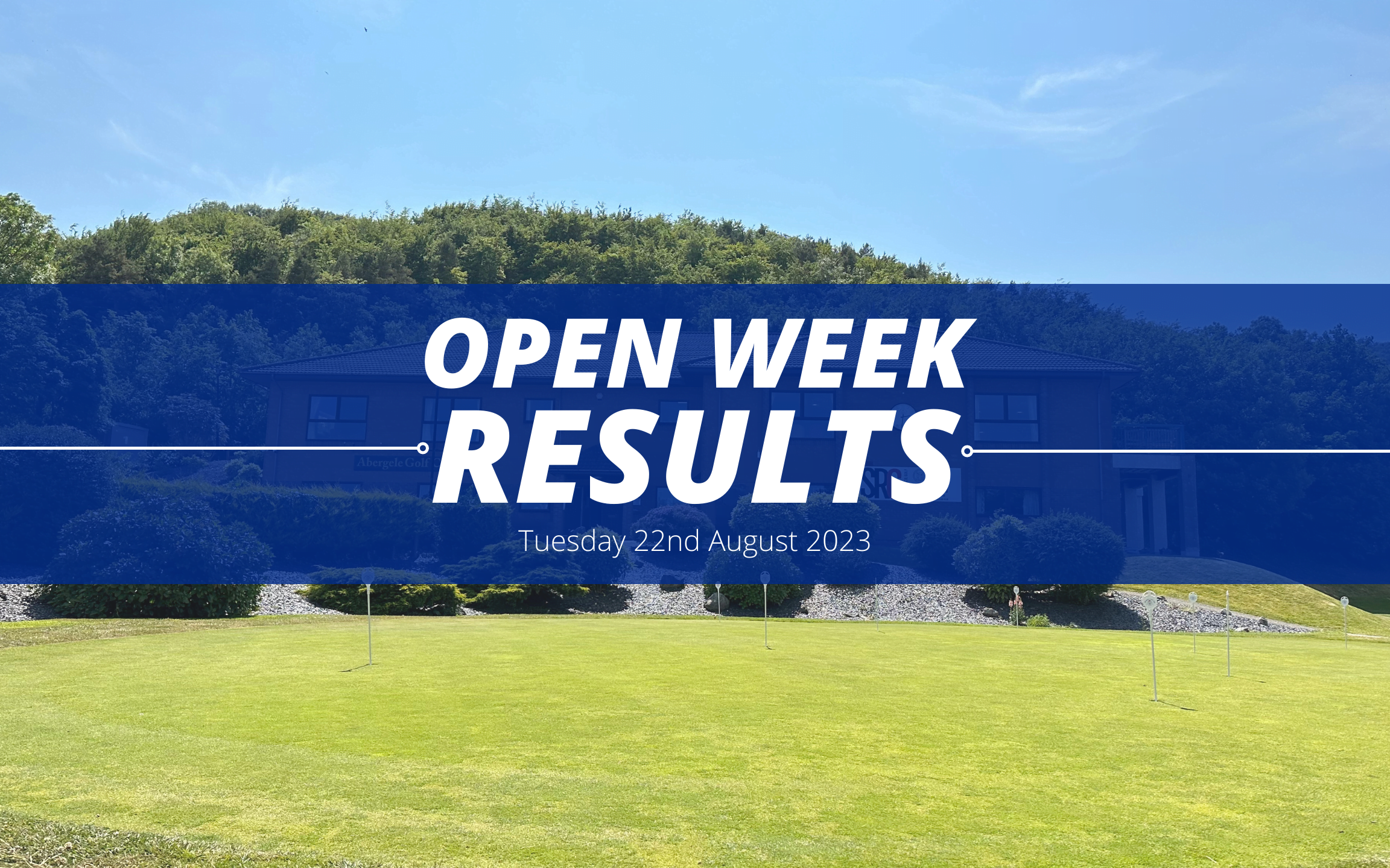 Open Week Results from the Men's Individual Medal and Seniors Individual 9-Hole Competition Banner